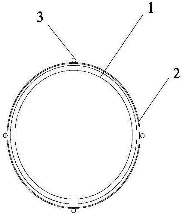 Drainage blind pipe and assembly thereof