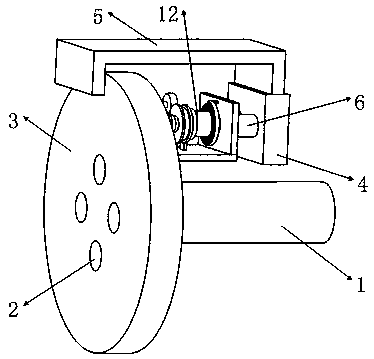 A kind of fast brake mechanism used in automobile