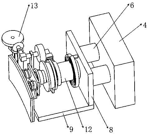 A kind of fast brake mechanism used in automobile
