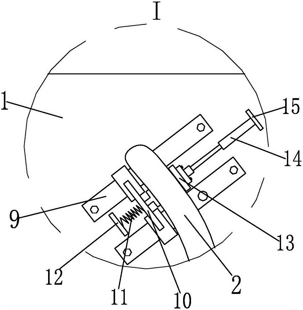 S-shaped clamping, taking and fixing mechanism for branches