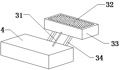 Dust treatment device used for metallurgic mine exploitation