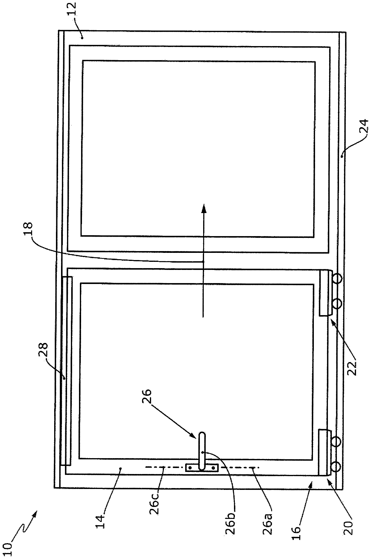 Assisting fitting for tiltable wing of window or door