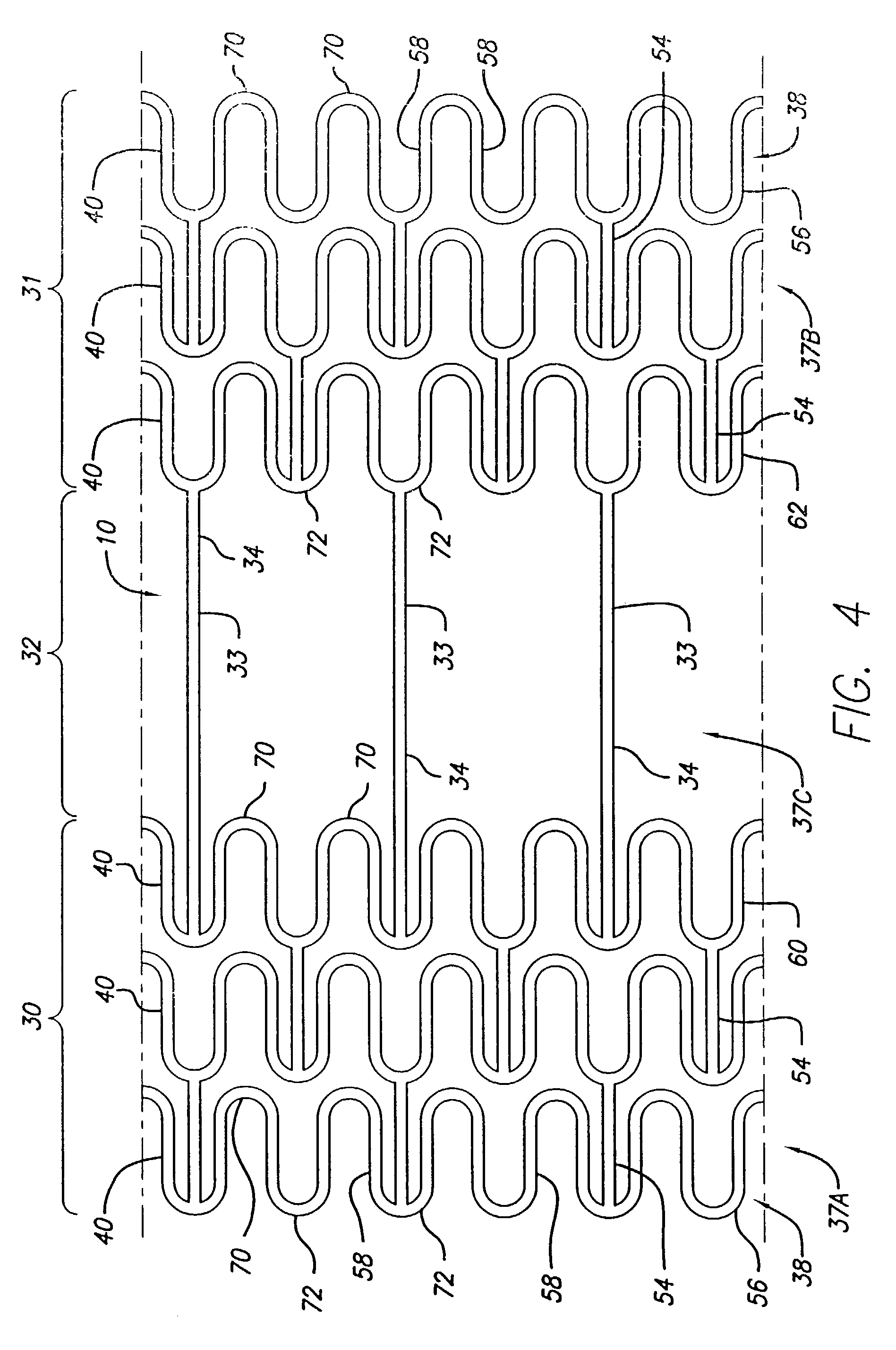 Intravascular stent and method of use