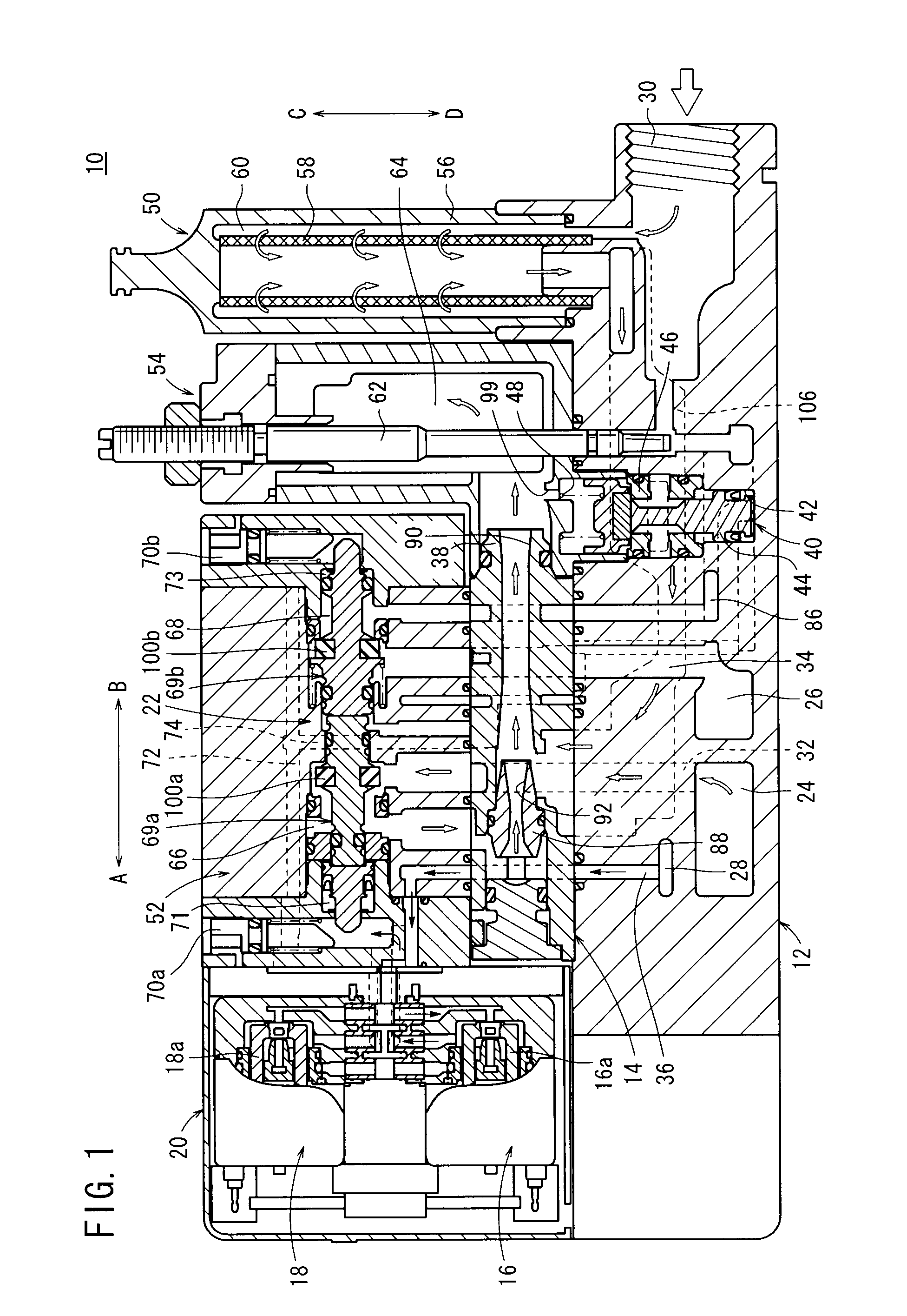 Vacuum generating unit