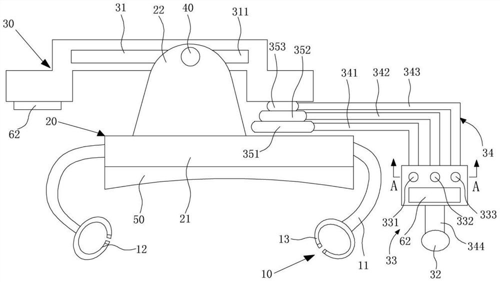 Postoperative back fixing and compressing device