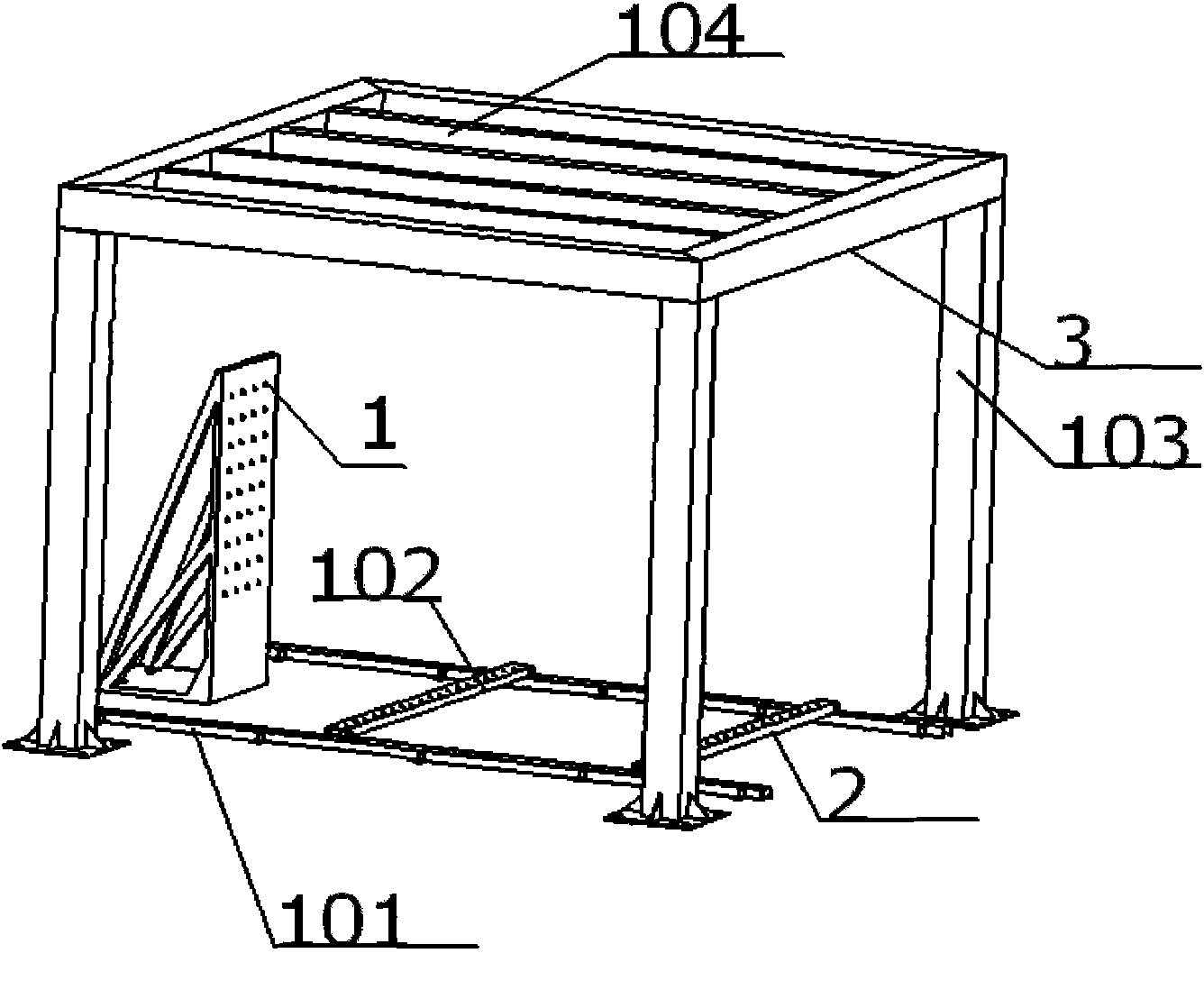 Static test system for min-aircraft structure