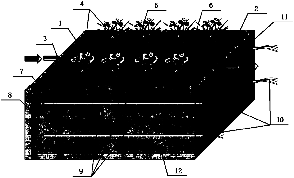 In-situ monitoring method ofr blockage by embedding monitoring electrodes in enclosing wall