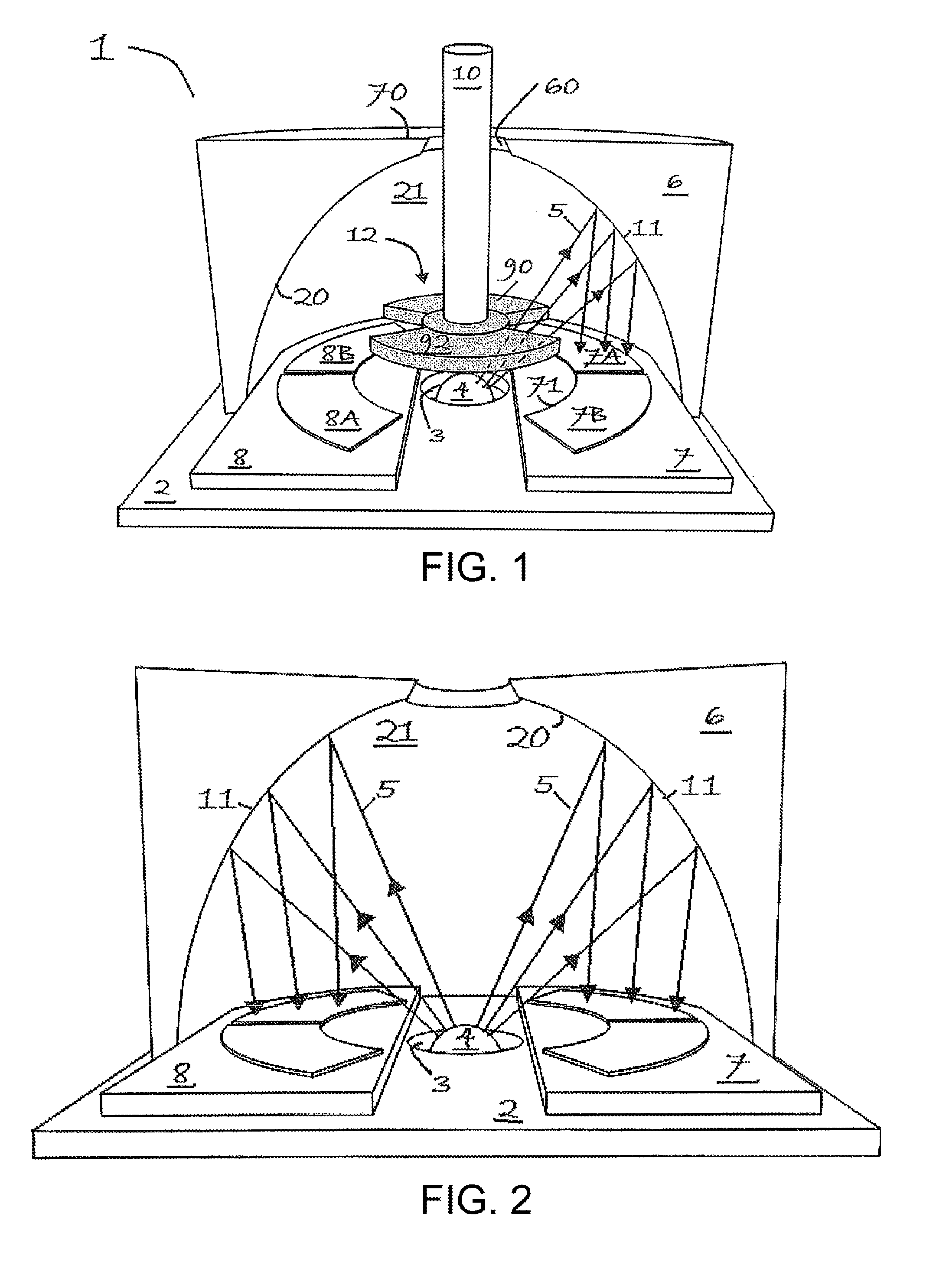 Rotary position detector and associated methods