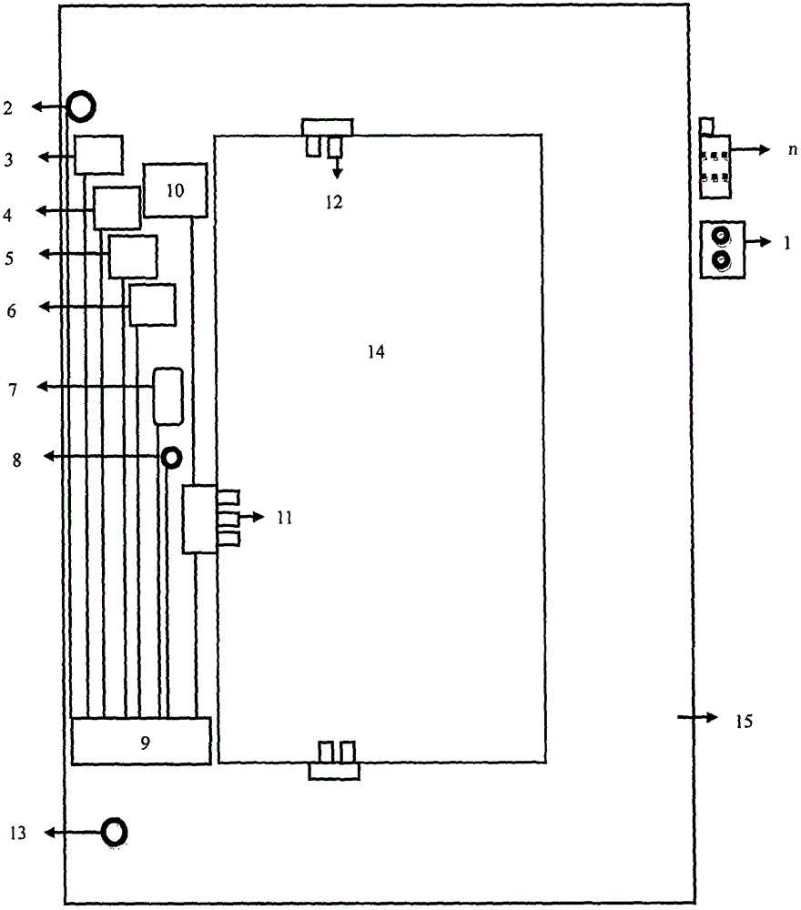 Multiplex-control dual-circuit wireless non-keyhole box lock building door