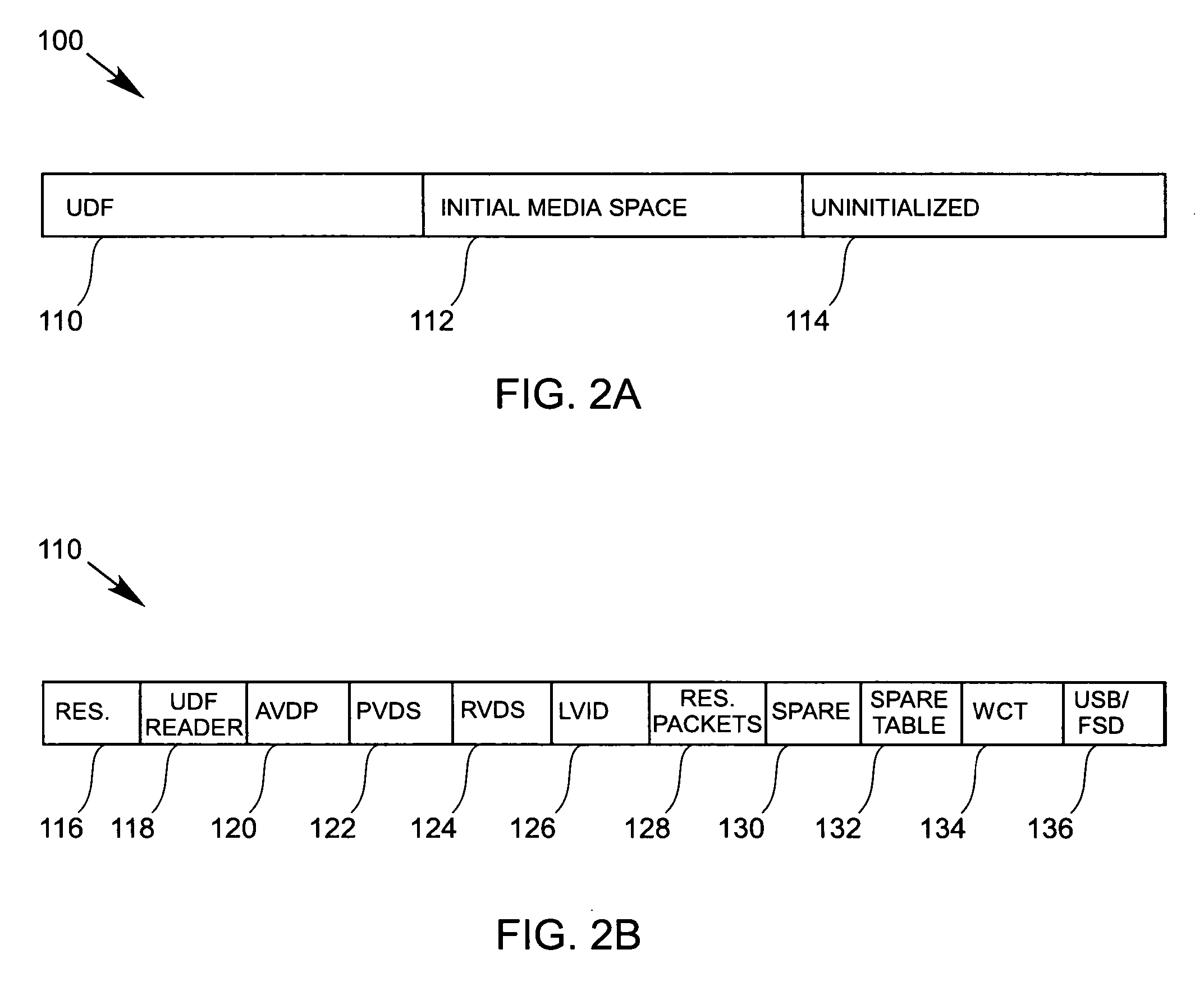 Method and apparatus for formatting and initialization of an optical media