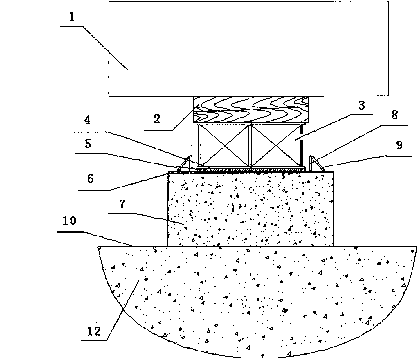 Method used for carrying and launching drilling platform in ocean engineering