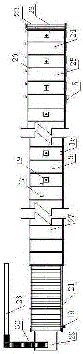 High-efficiency and energy-saving kiln production line for the production of high-performance foam glass