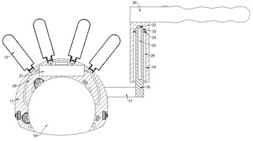 Dendrobium officinale treatment system based on visual transmission