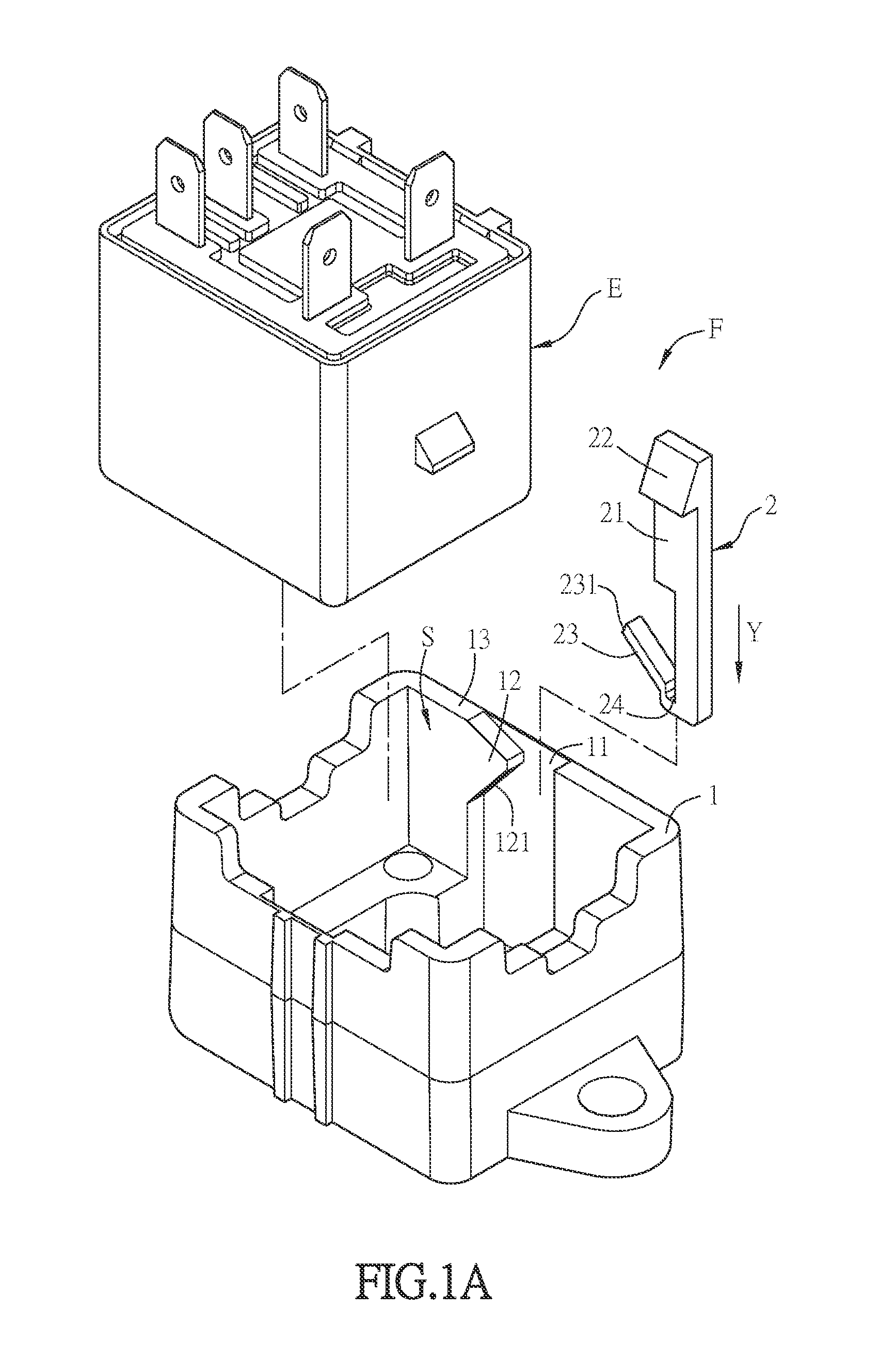 Fixing device of electronic element