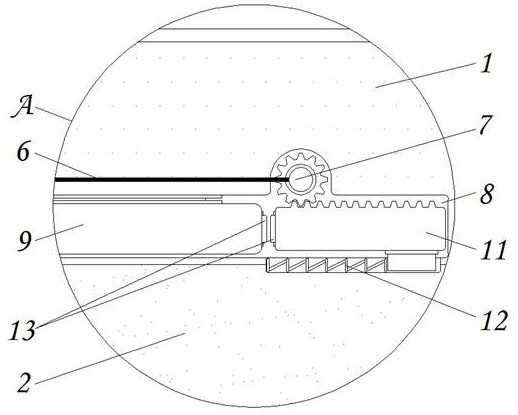 Stable road reflection cone for rail transit capable of preventing external force collision and toppling