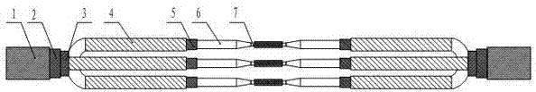 A kind of docking method of 10kv XLPE cable