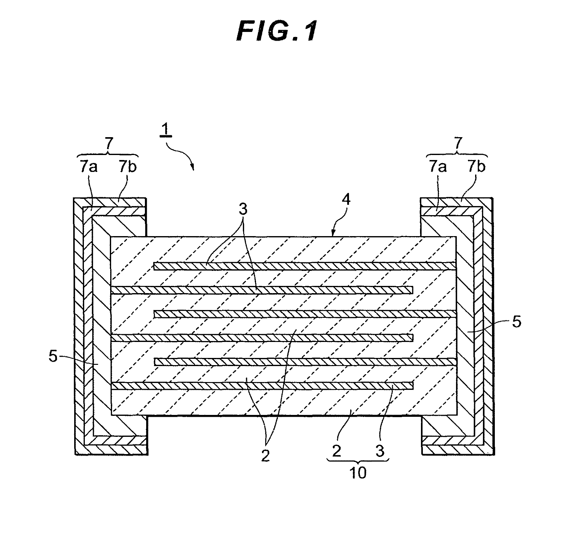 Stacked electronic part and method of manufacturing the same