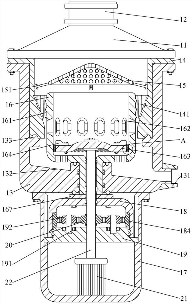 A sewage pretreatment type green building drainage system