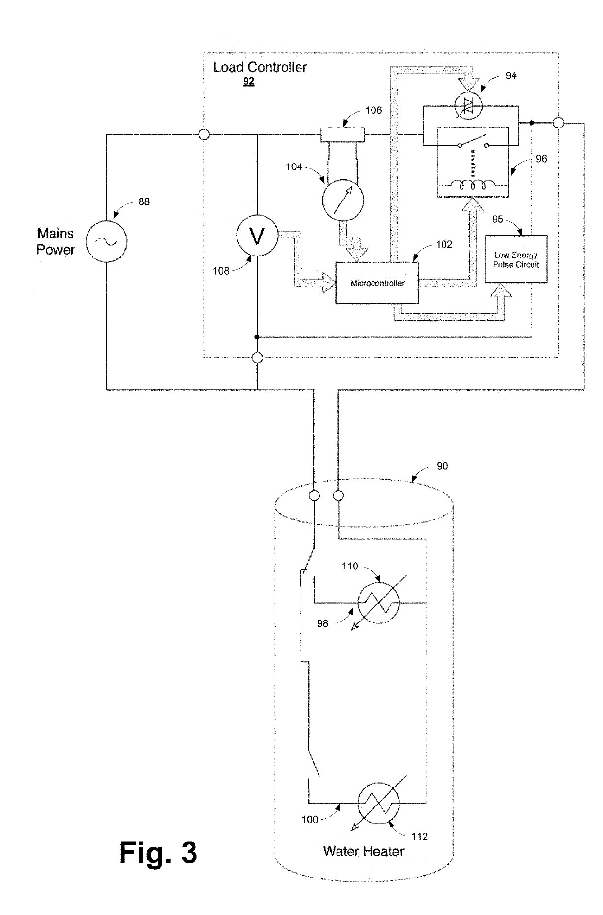 Estimation of temperature states for an electric water heater from inferred resistance measurement