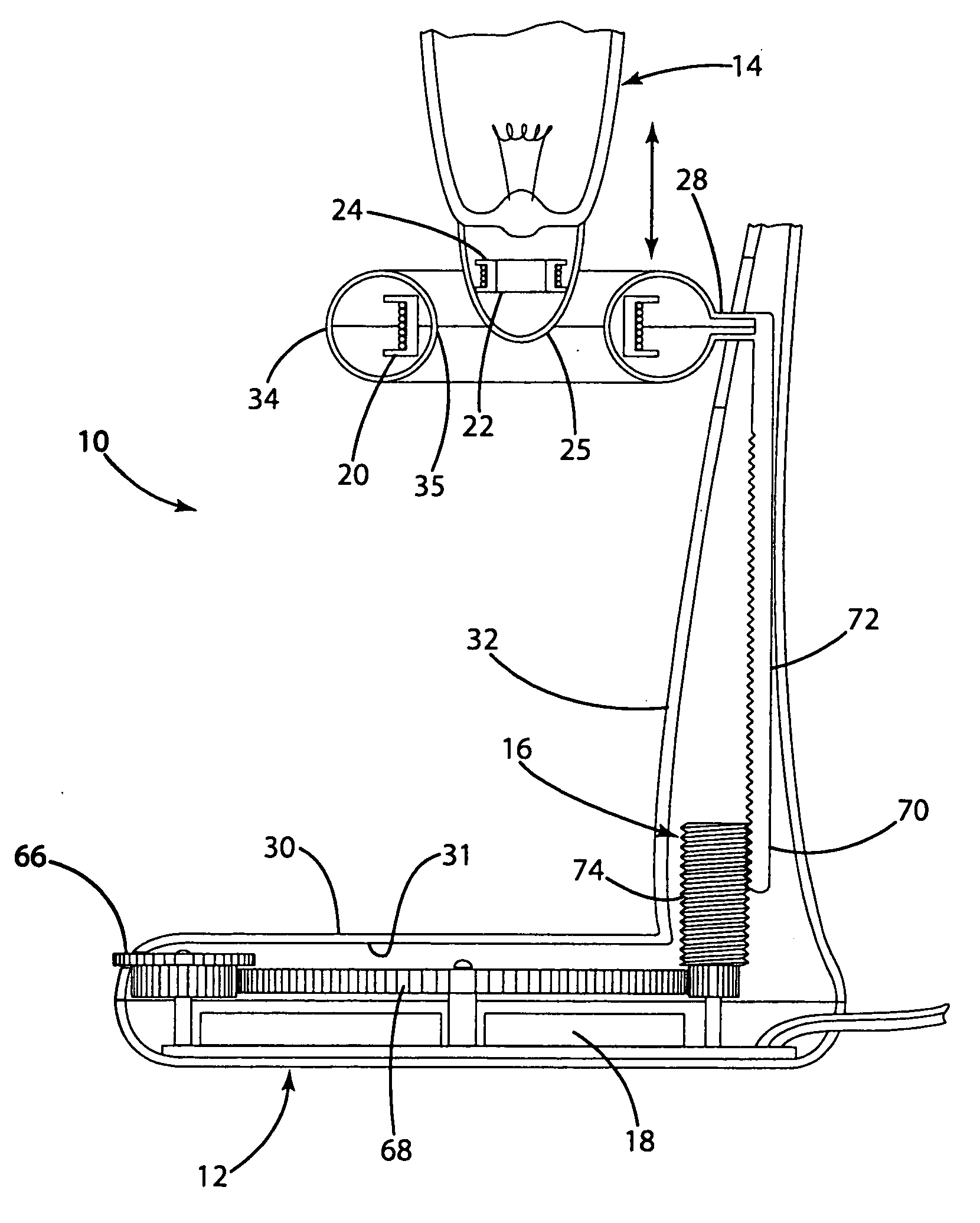 Inductively powered apparatus