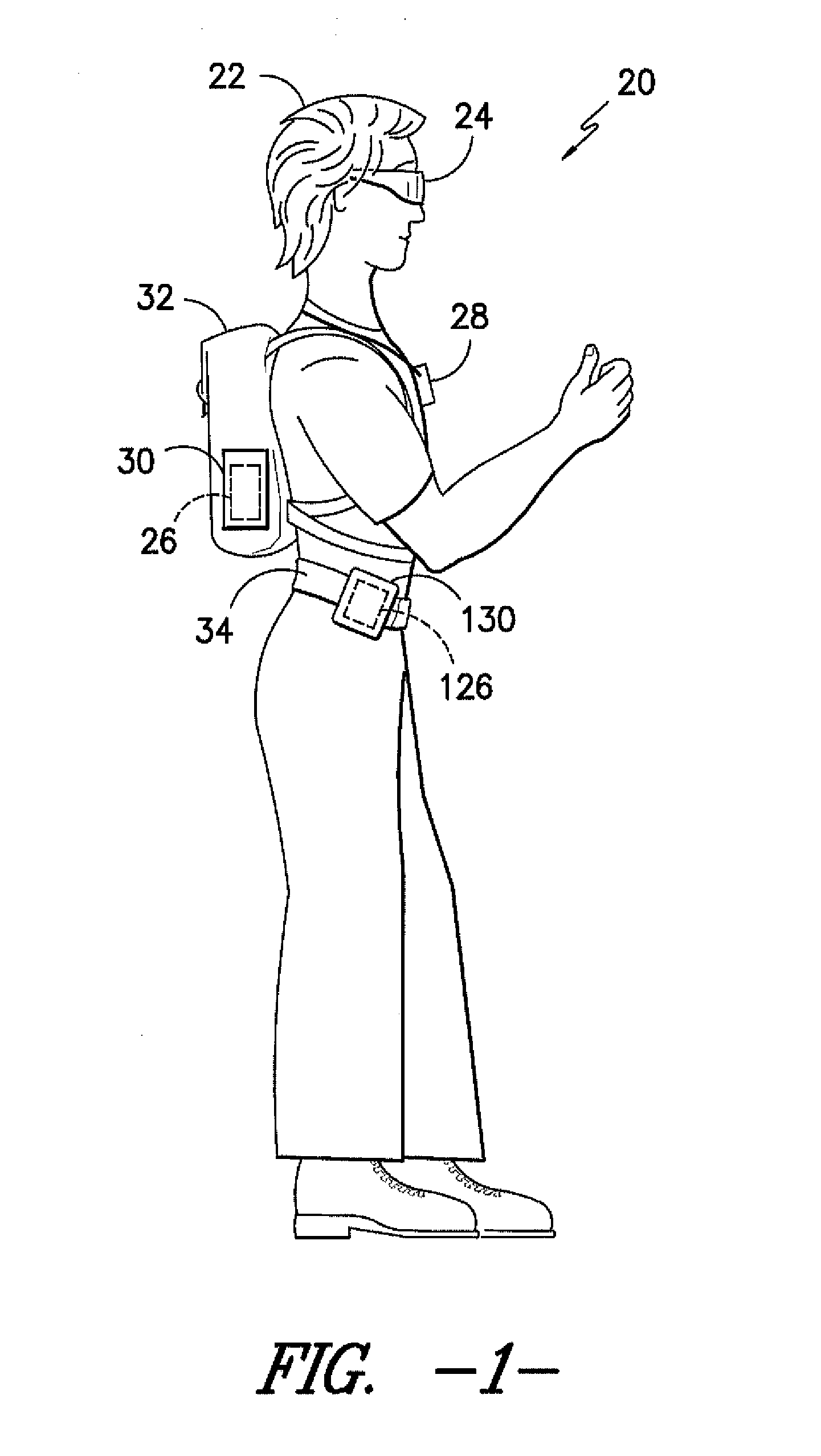 Speech generation device with a head mounted display unit