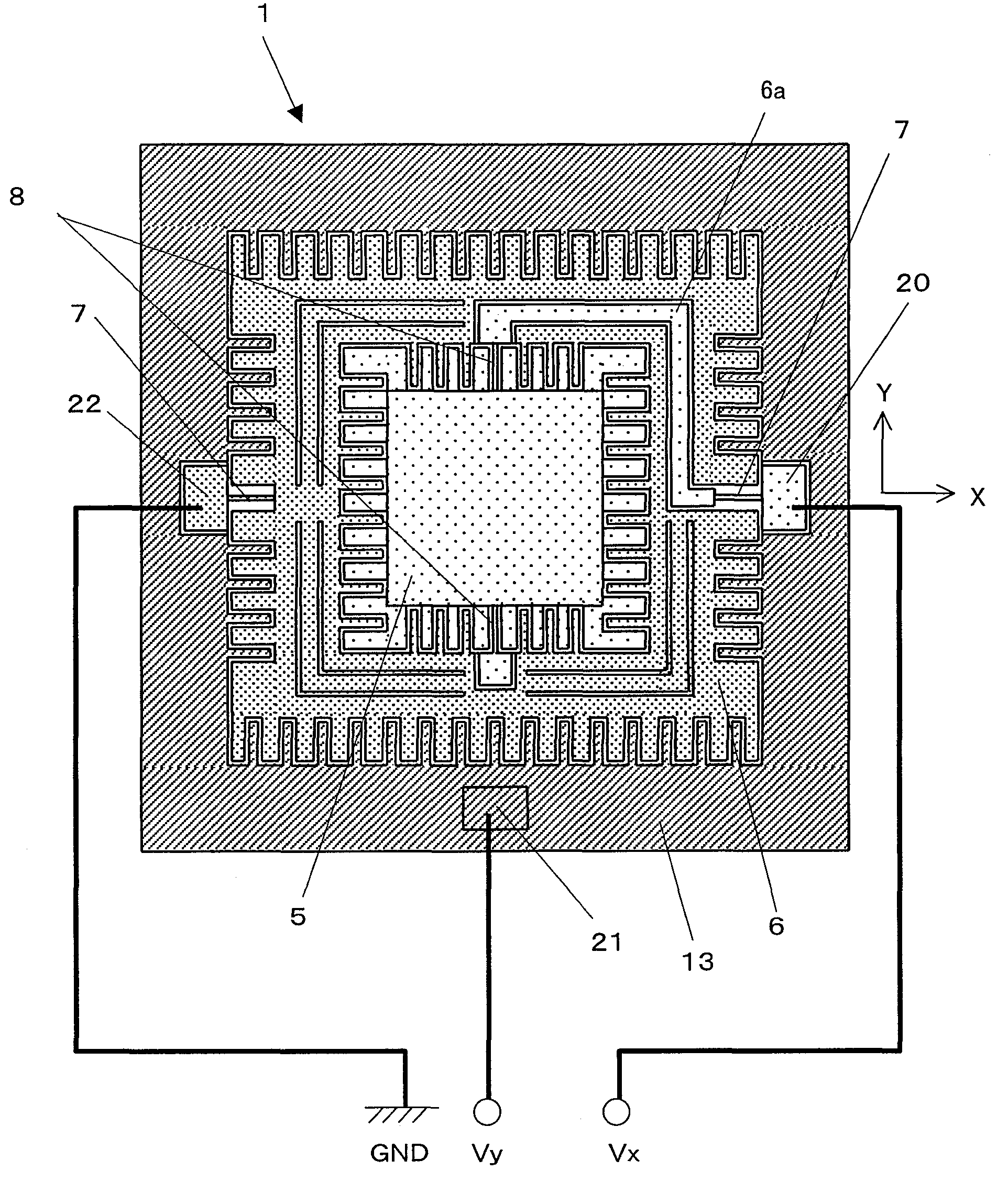 Actuator with symmetric positioning