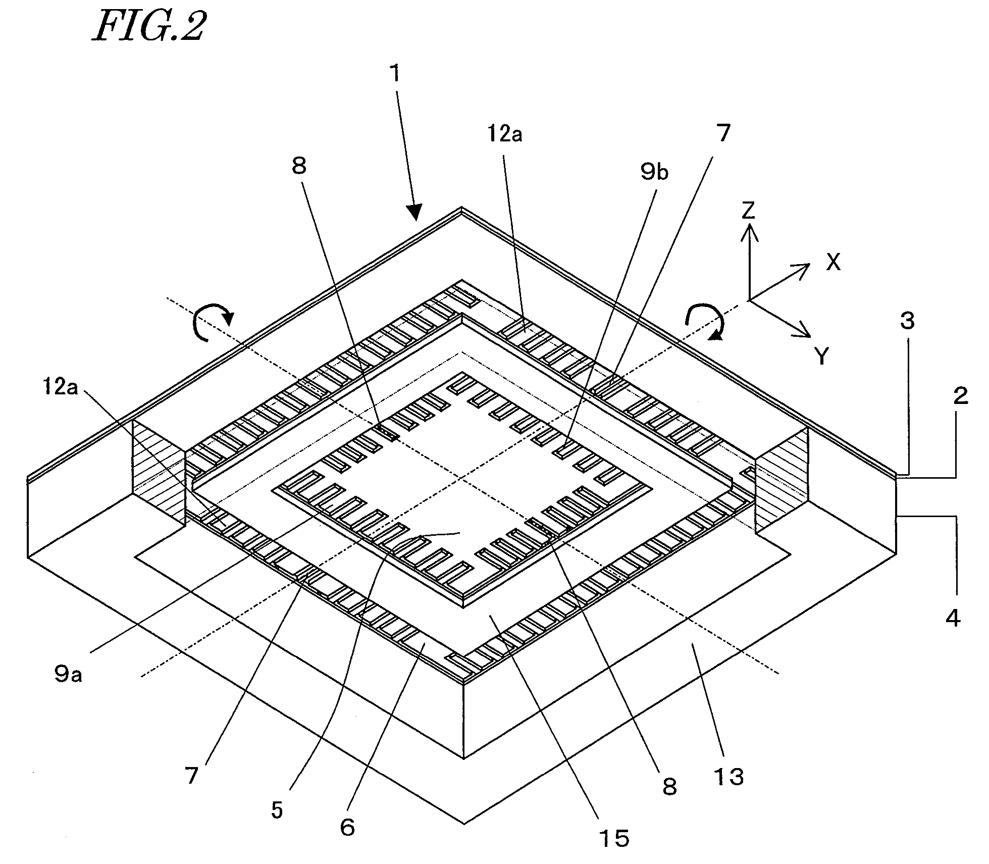 Actuator with symmetric positioning