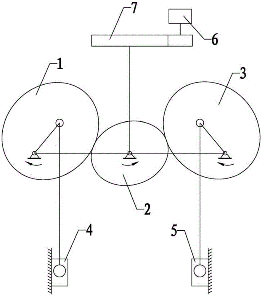 Non-circular gear set and transmission structure for pump