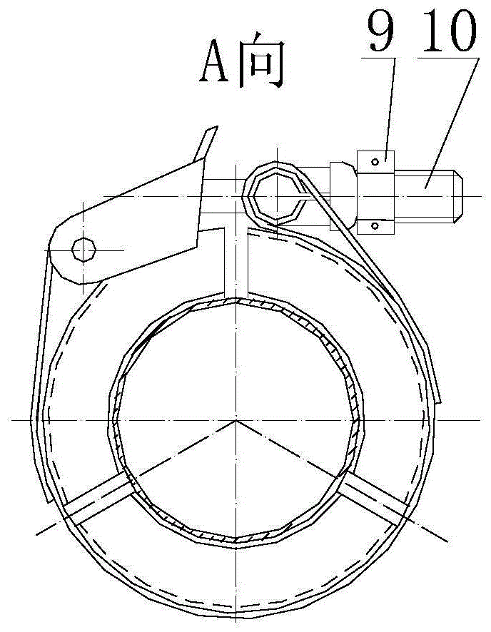 Metal seal quickly-detaching one-way valve for airplane