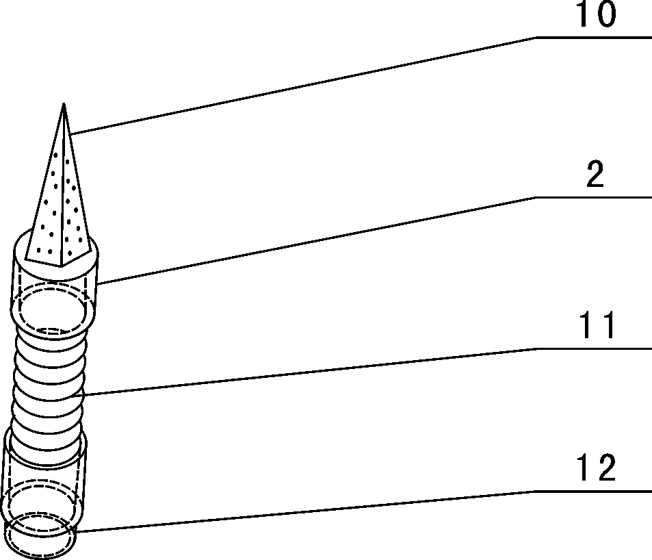 Internal cleaning tool of natural treasure basin