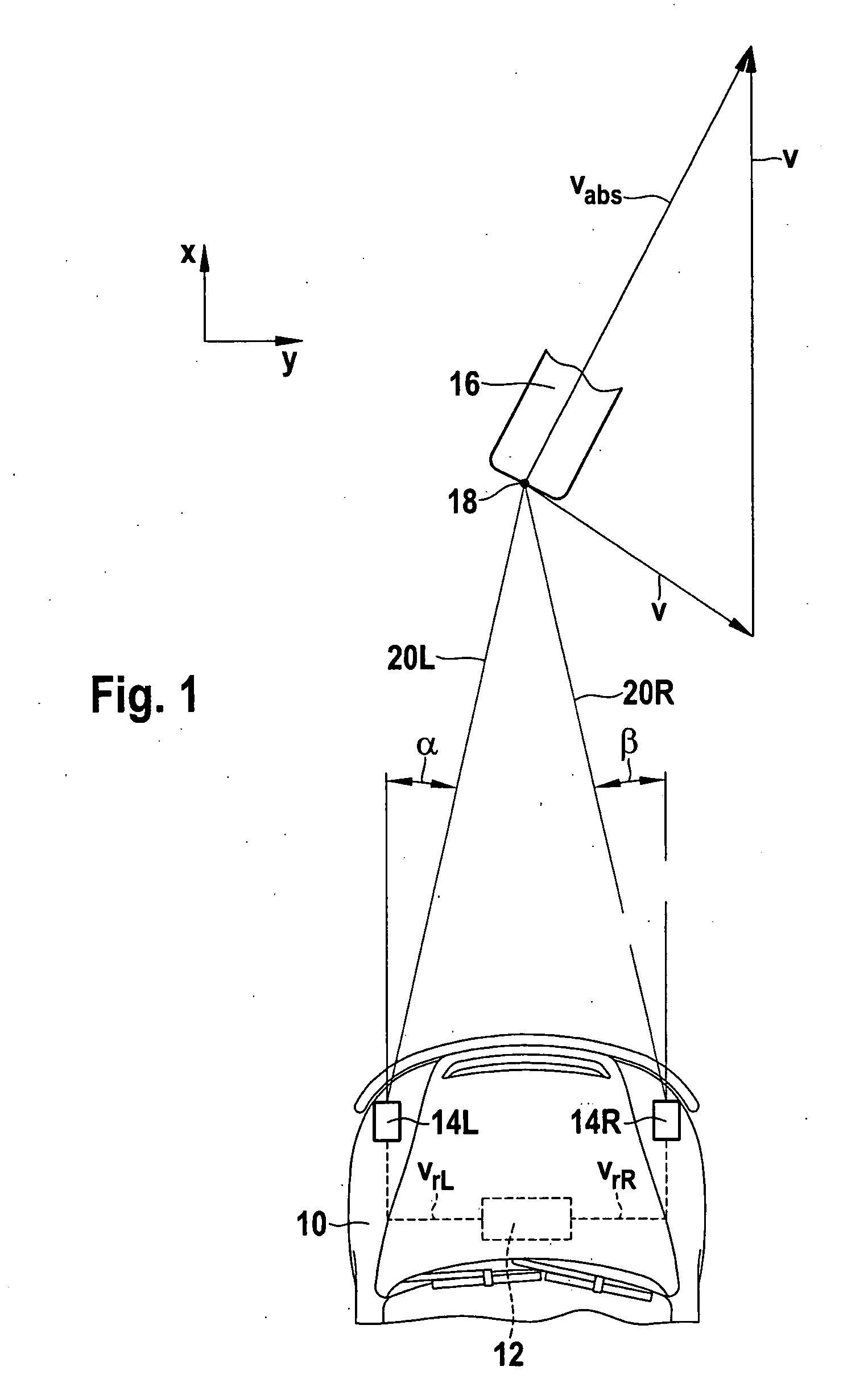 Method for measuring lateral movements in a driver assistance system