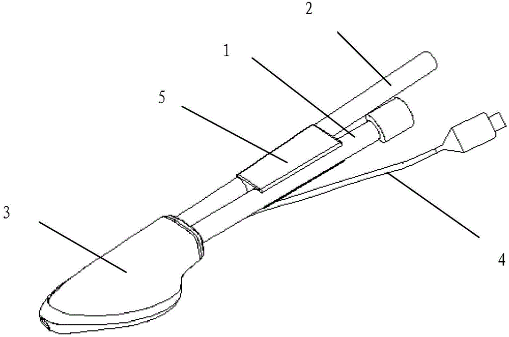 Laryngeal mask breather tube device and manufacturing method thereof