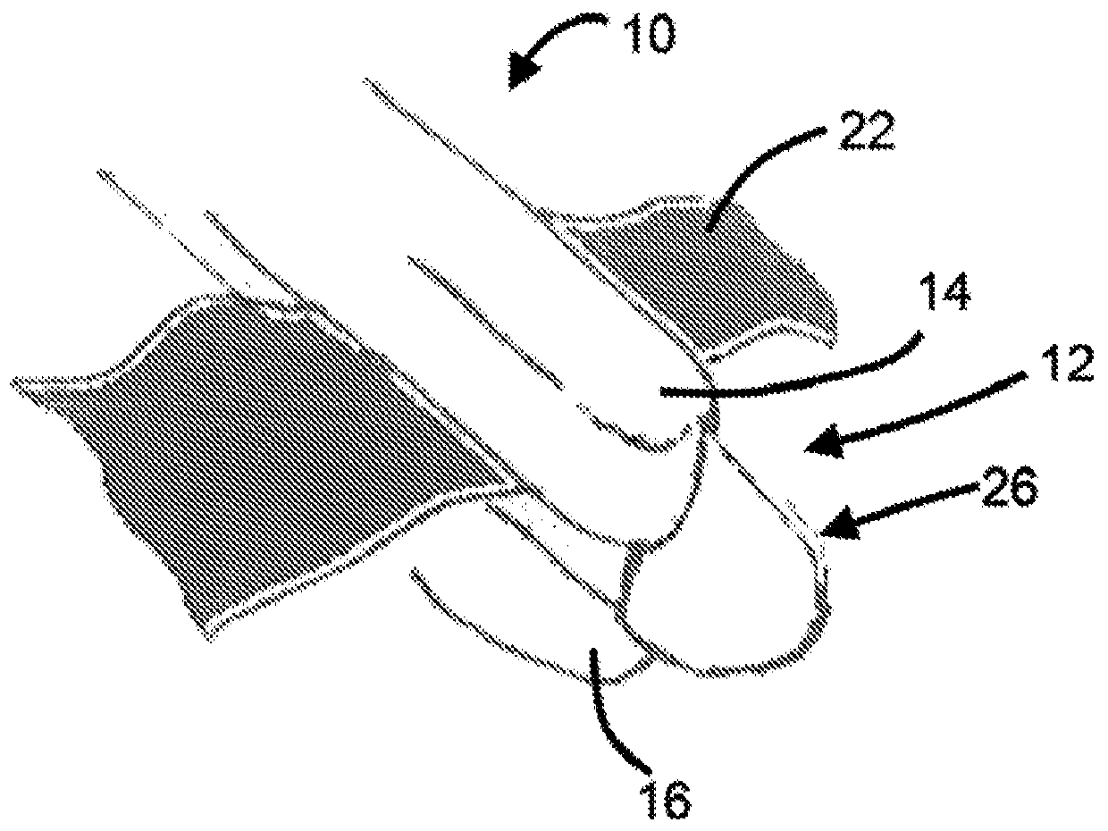 Medical clamp with blood vessel cutting ability
