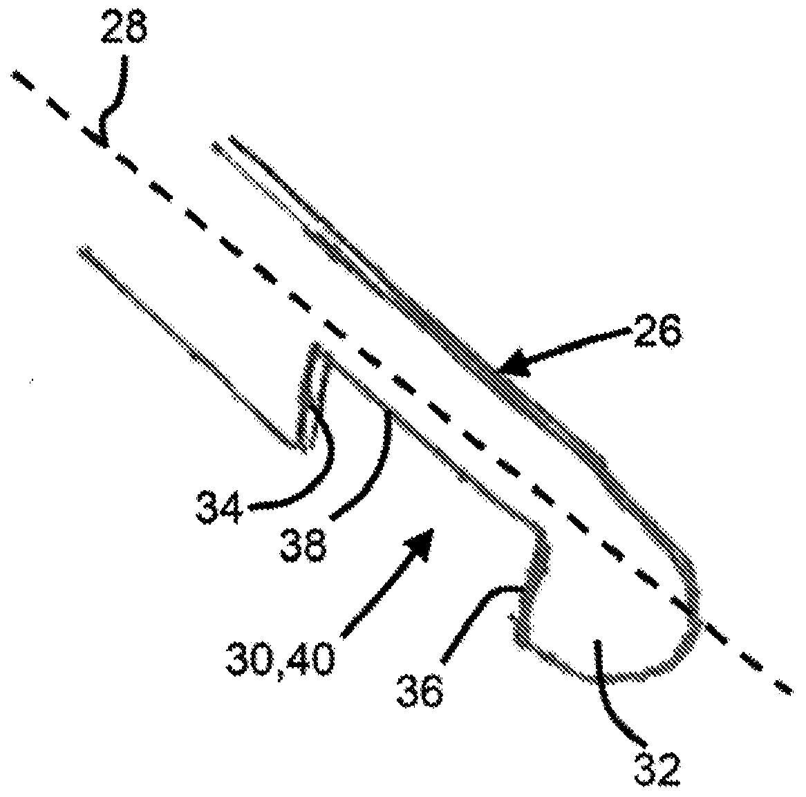 Medical clamp with blood vessel cutting ability