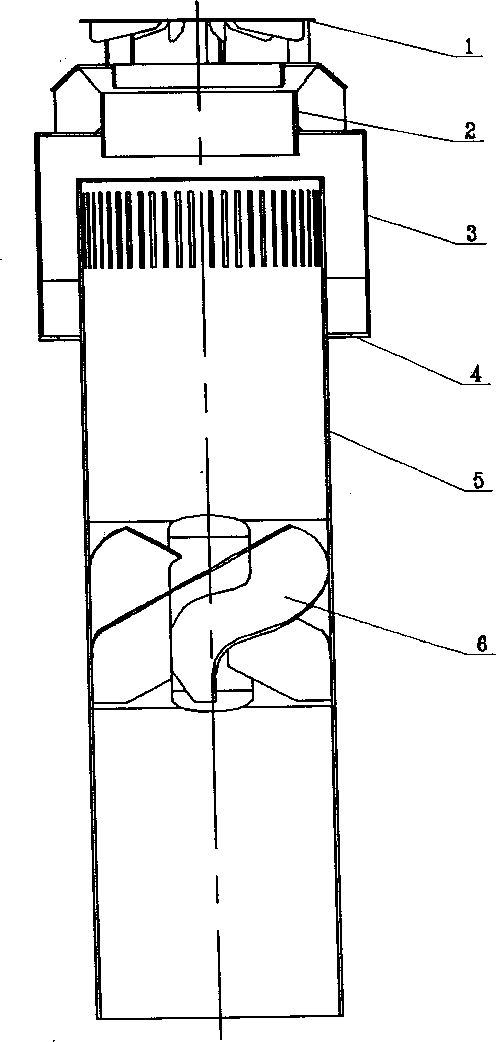 Vapour and water separator