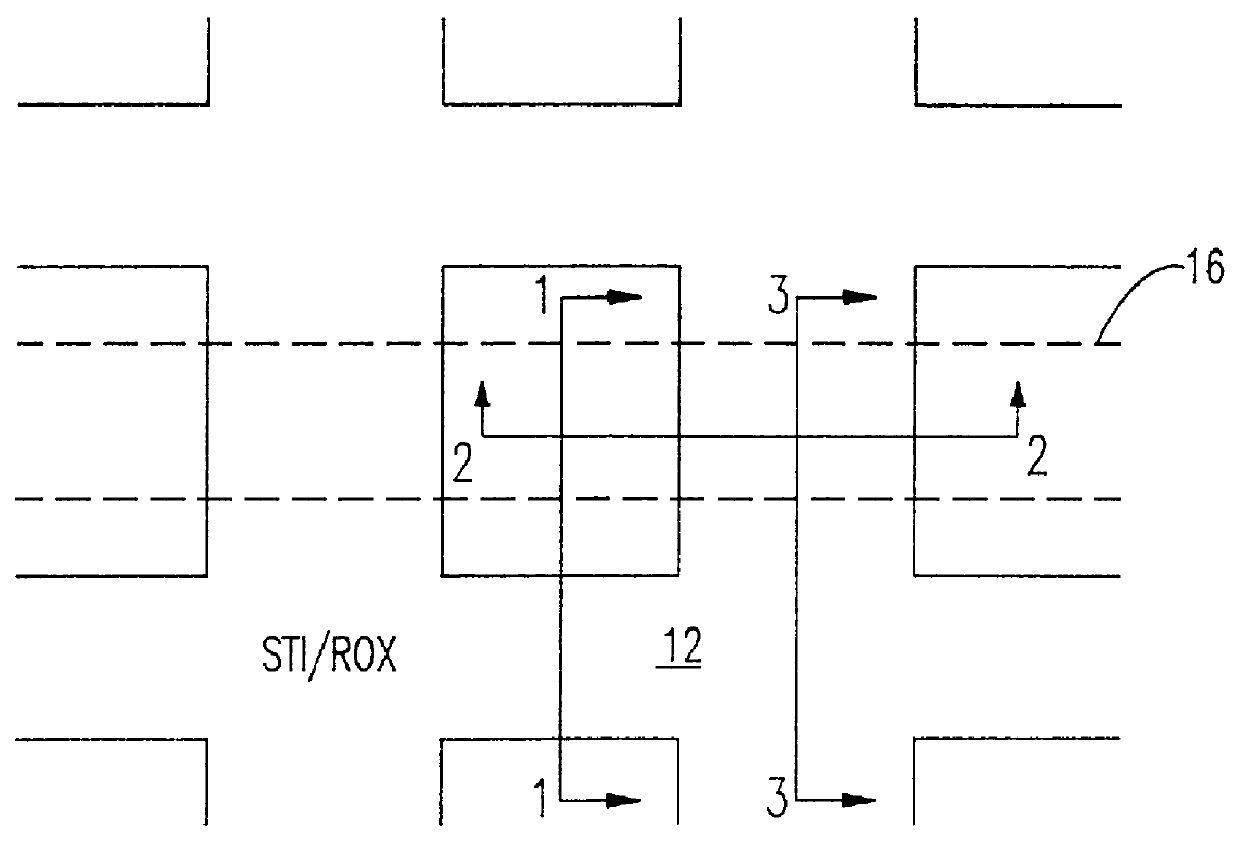 Damascene NVRAM cell and method of manufacture