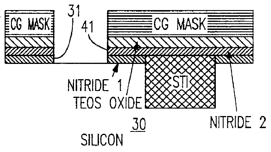 Damascene NVRAM cell and method of manufacture