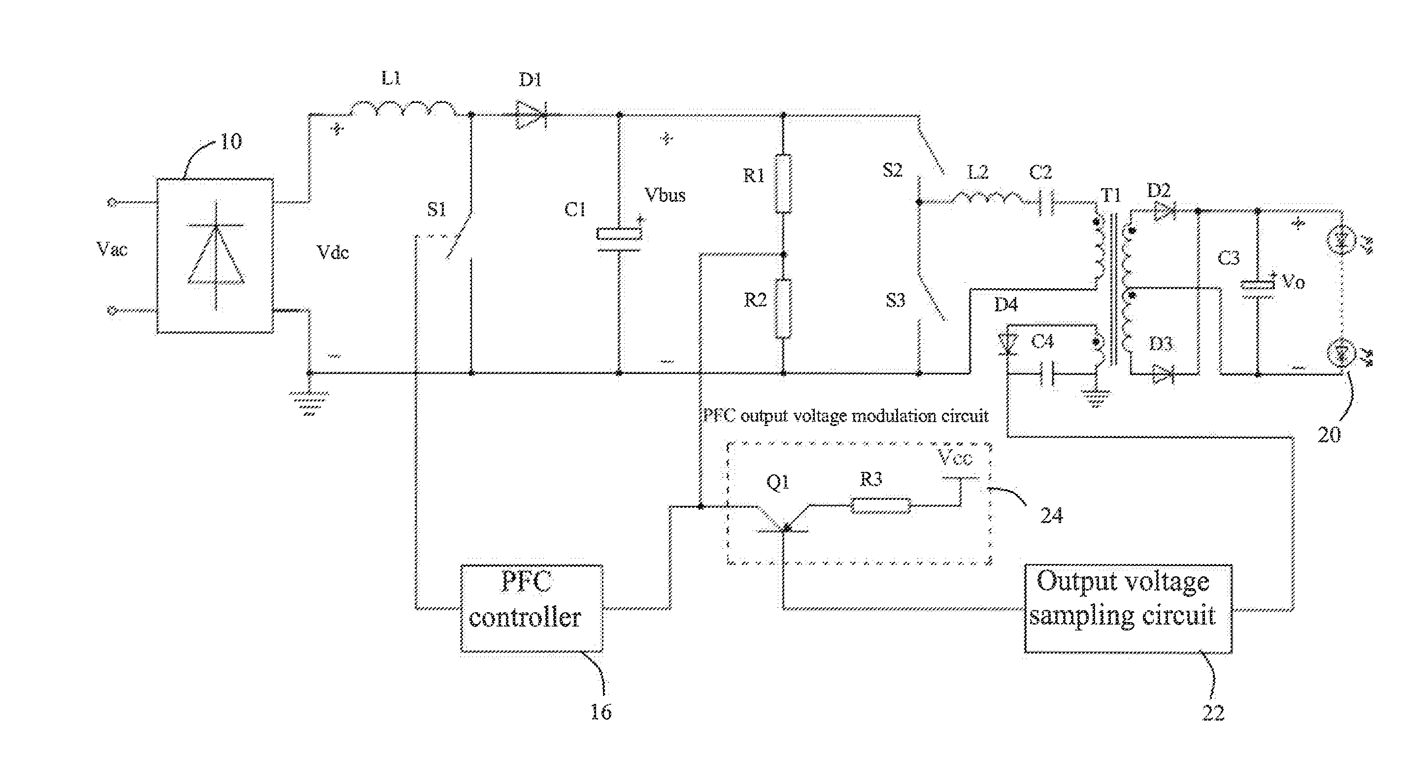 High efficiency constant current LED driver