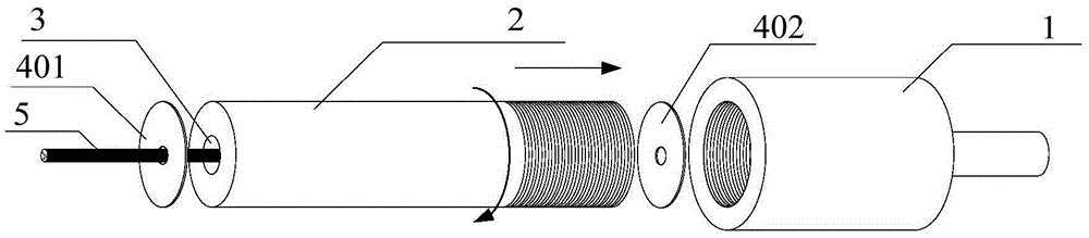 Carbon-fiber rib anchoring system based on long-term performance and conversion device thereof