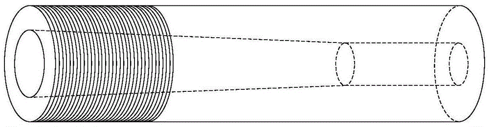 Carbon-fiber rib anchoring system based on long-term performance and conversion device thereof