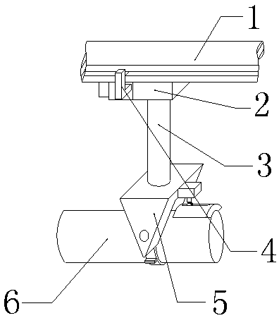 A rotating structure of led track light