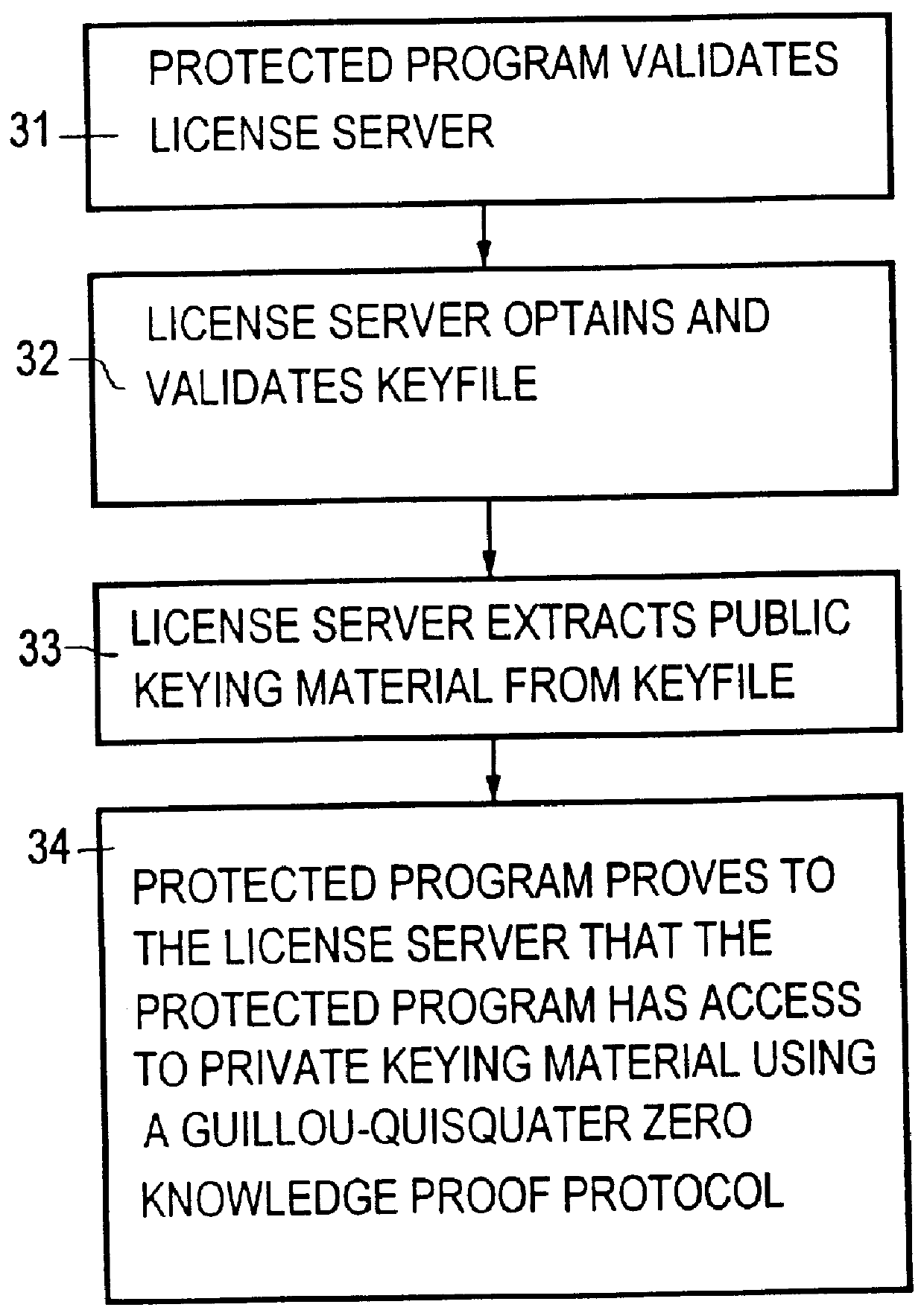 Computer system for protecting software and a method for protecting software
