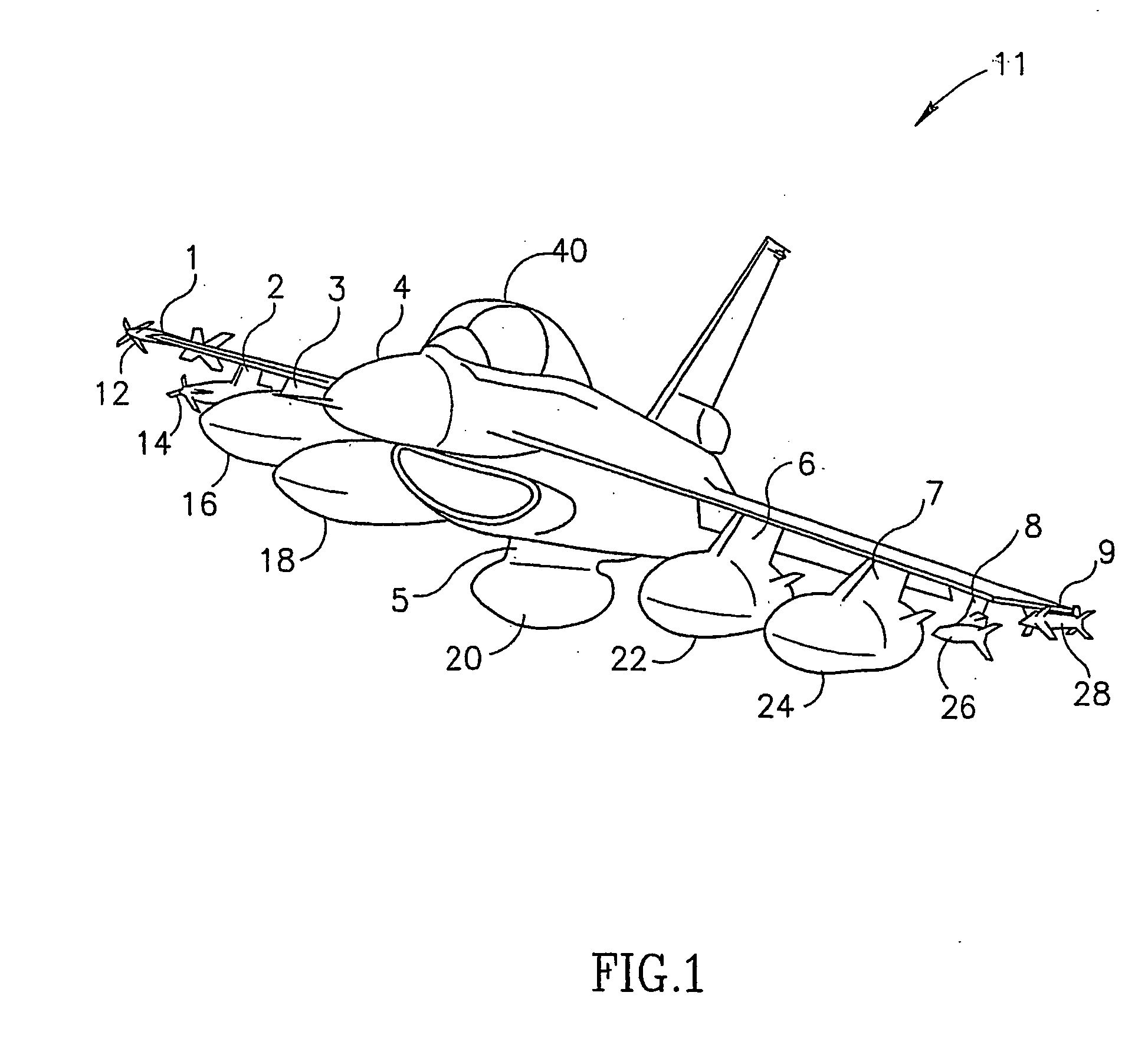 System and method for enhancing the payload capacity, carriage efficiency, and adaptive flexibility of external stores mounted on an aerial vehicle