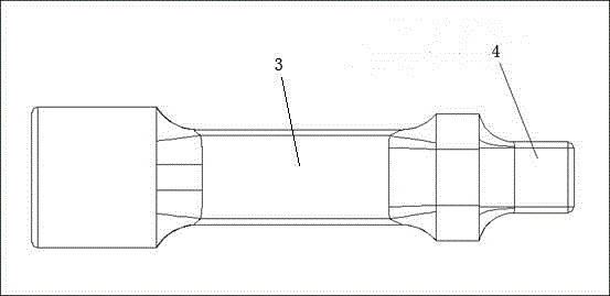 Positioning structure for turbine blade blank
