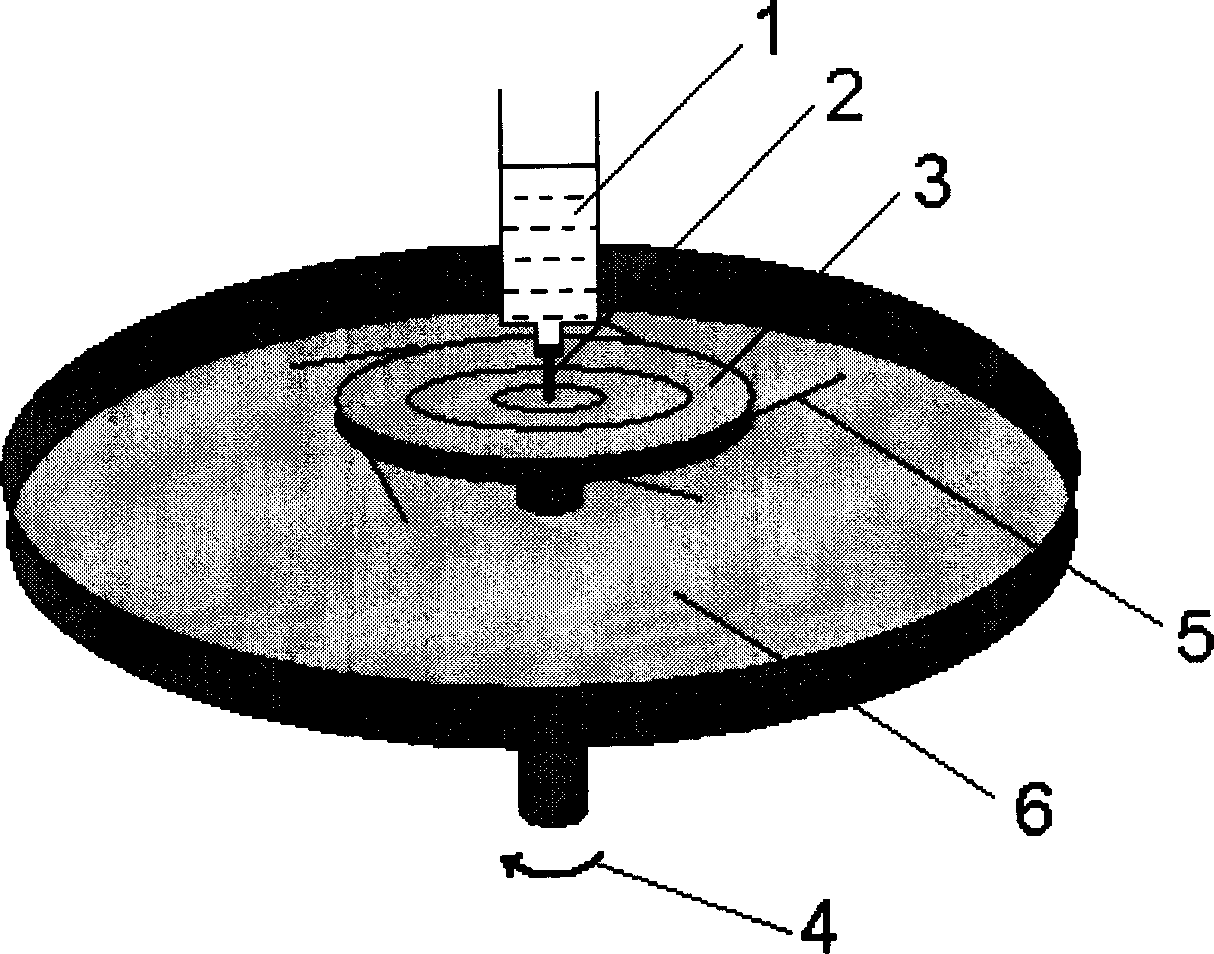 Rotary disc spinning process and apparatus