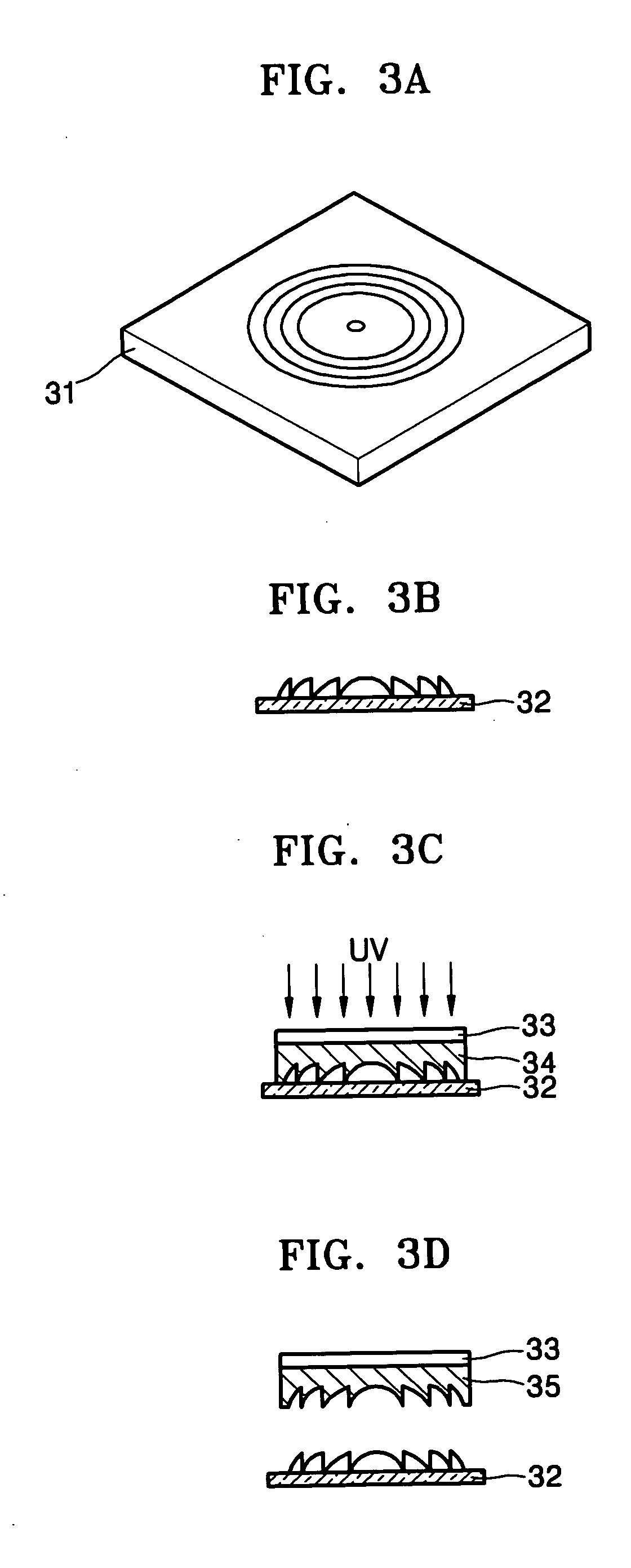 Method of fabricating diffractive lens array and UV dispenser used therein