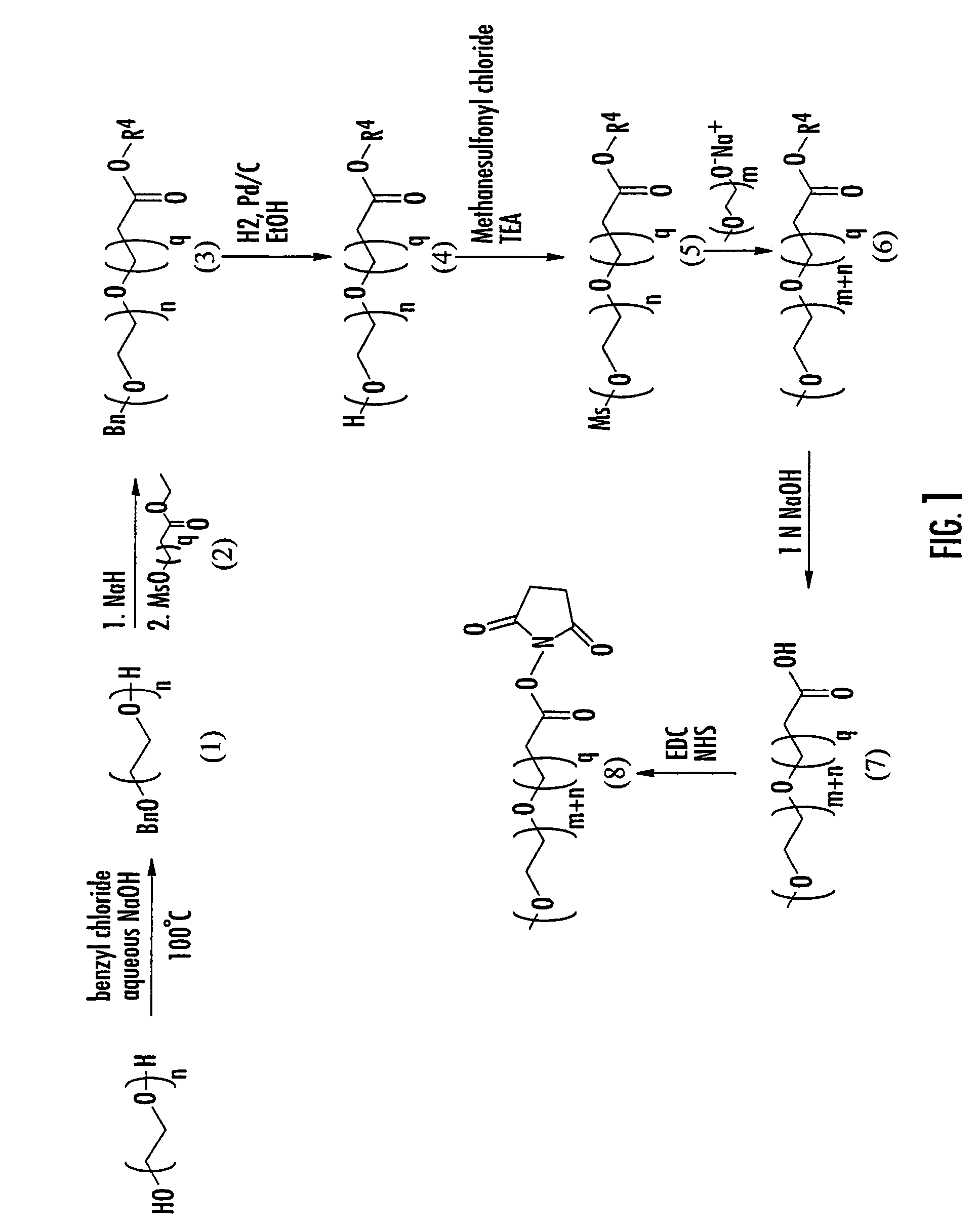 Mixtures of insulin drug-oligomer comprising polyalkylene glycol