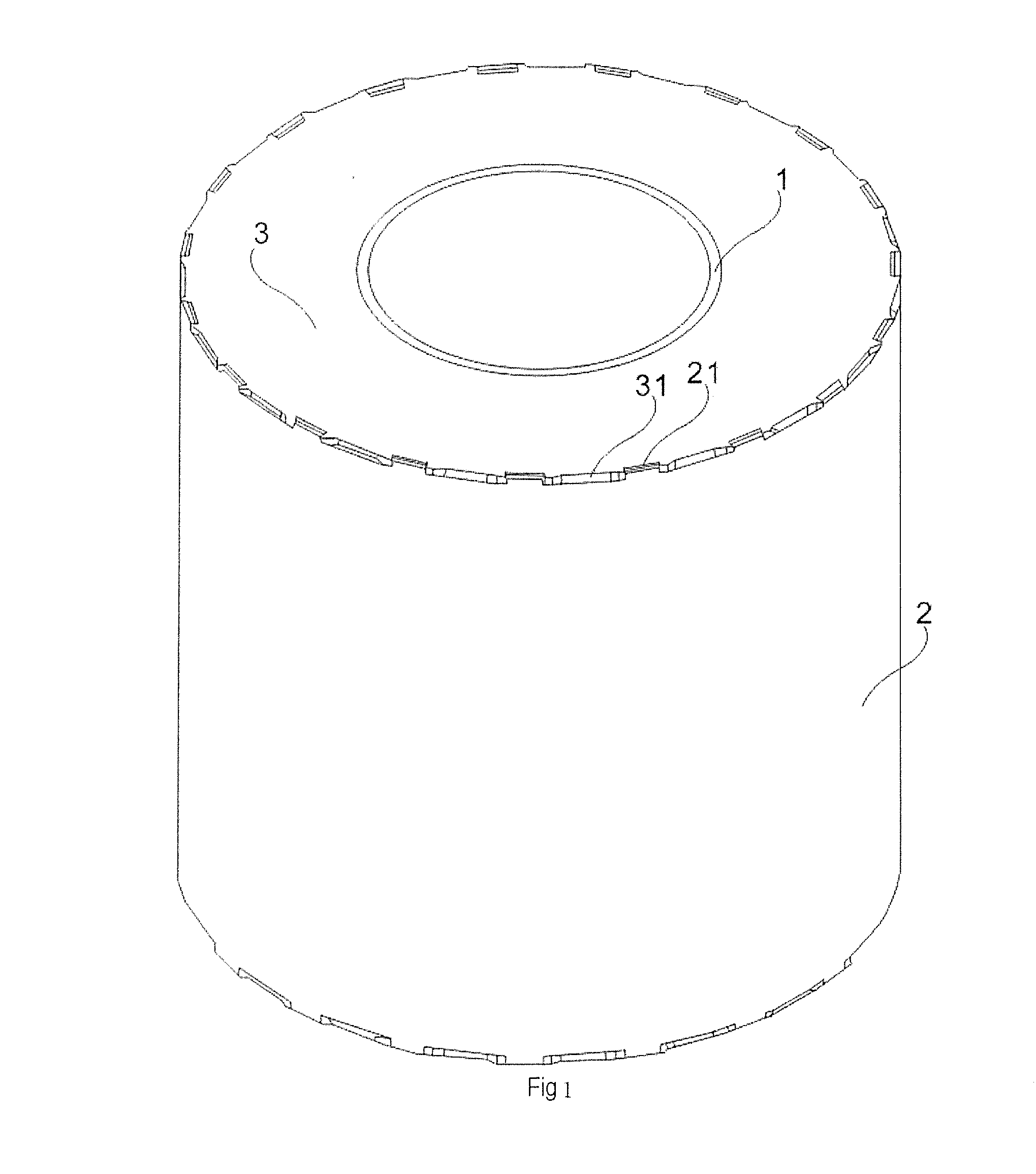 Thermal radiation shield for superconducting magnet, superconducting magnet and magnetic resonance imaging device
