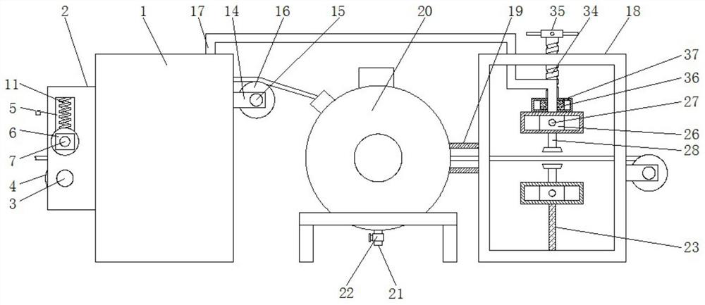Garment printing device for textile