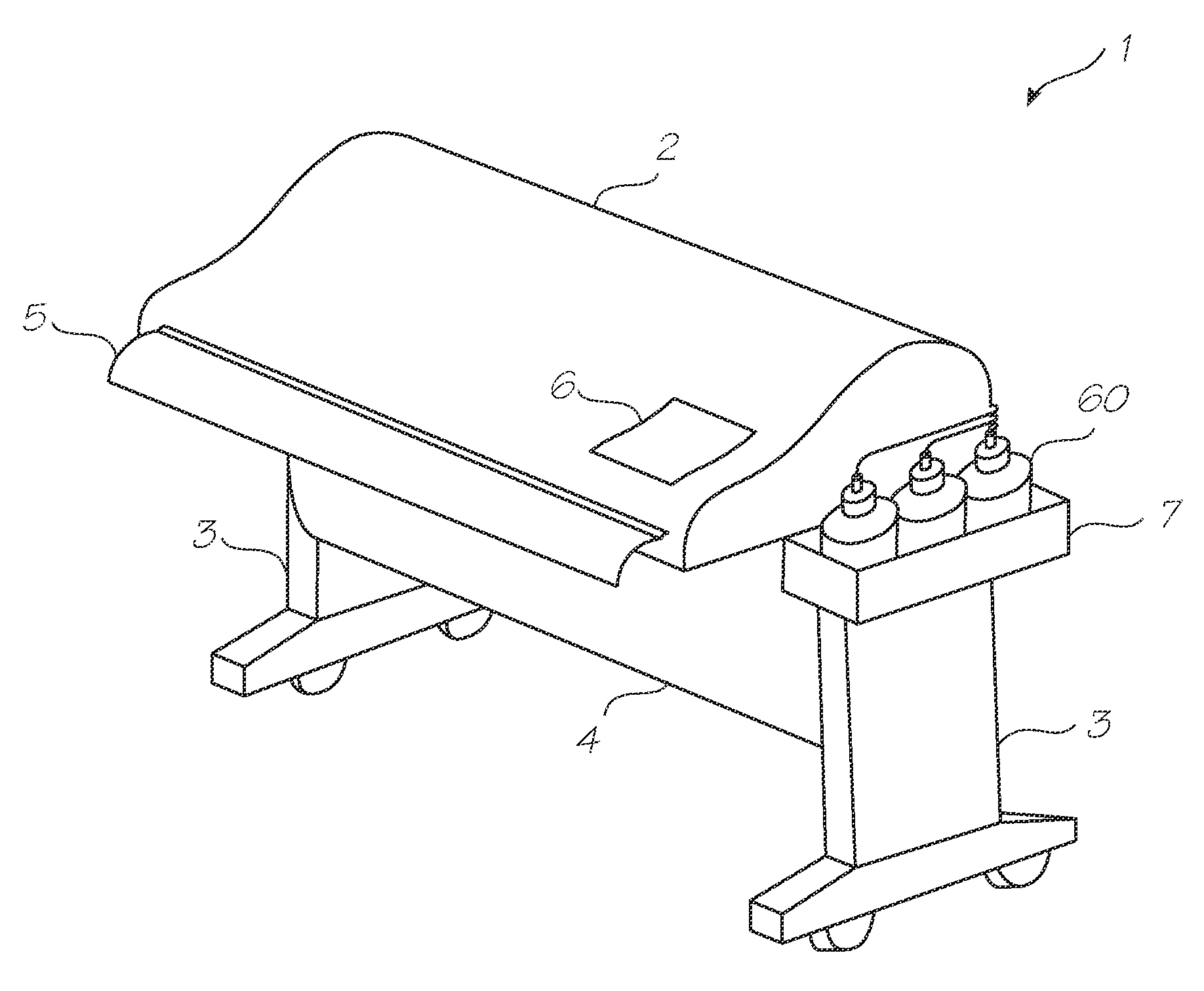 Printing system with input roller and movable media engagement output